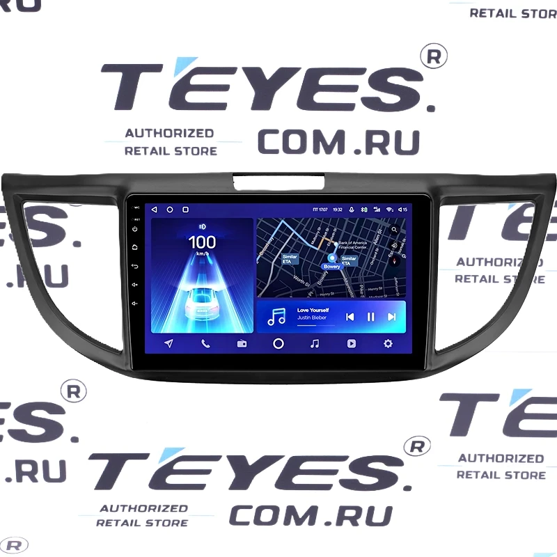 Переходная рамка Honda CR-V 4 RM RE (2011-2018) Тип-A (9")