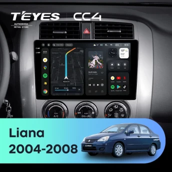 Штатная магнитола Teyes CC4 8/128 Suzuki Liana 1 (2004-2008)