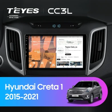 Штатная магнитола Teyes CC3L 4/32 Hyundai Creta 1 (2015-2021) Тип-B