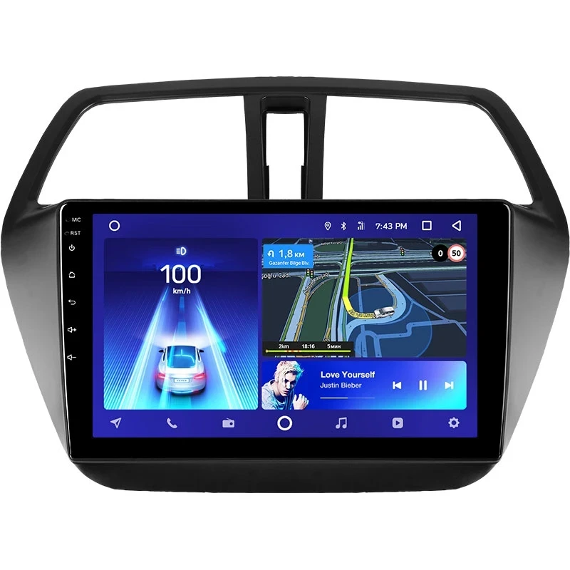 Переходная рамка Suzuki SX4 2 (2012-2016) (9")