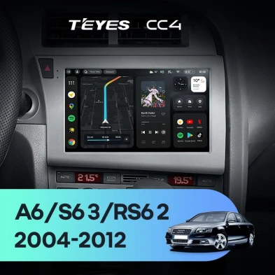 Штатная магнитола Teyes CC4 8/128 Audi RS6 2 (2007-2012)