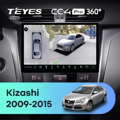 Штатная магнитола Teyes CC4 Pro 360 8/128 Suzuki Kizashi (2009-2015) (11")