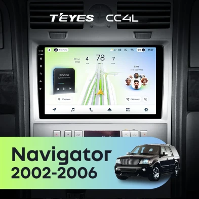 Штатная магнитола Teyes CC4L 6/64 Lincoln Navigator (2002-2006)