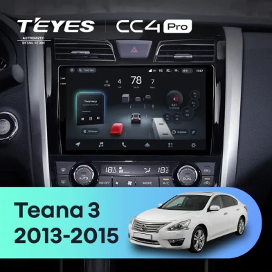 Штатная магнитола Teyes CC4 Pro 12/256 Nissan Teana J33 (2013-2015) Тип-C