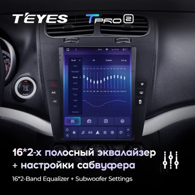 Штатная магнитола Tesla style Teyes TPRO 2 3/32 Dodge Journey JC (2011-2020)