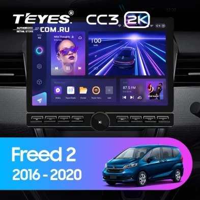 Штатная магнитола Teyes CC3 2K 6/128 Honda Freed 2 (2016-2020) (13" с кнопками)