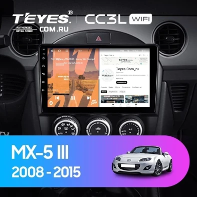 Штатная магнитола Teyes CC3L WiFi 2/32 Mazda MX-5 (2008-2015)