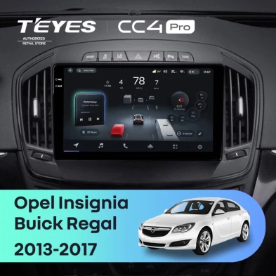 Штатная магнитола Teyes CC4 Pro 12/256 Opel Insignia (2013-2017) Тип-A