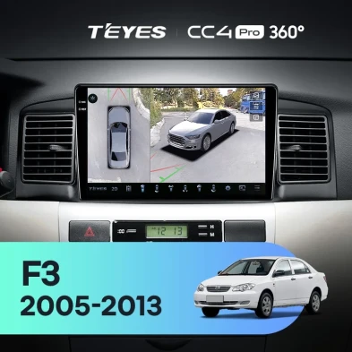 Штатная магнитола Teyes CC4 Pro 360 8/128 BYD F3 (2005-2013)
