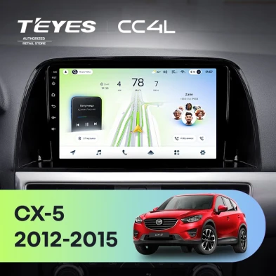 Штатная магнитола Teyes CC4L 6/64 Mazda CX-5 (2012-2015) Тип-A