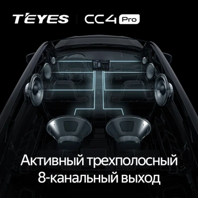 Штатная магнитола Teyes CC4 Pro 8/128 Toyota Passo 3 (2016-2021) Правый руль