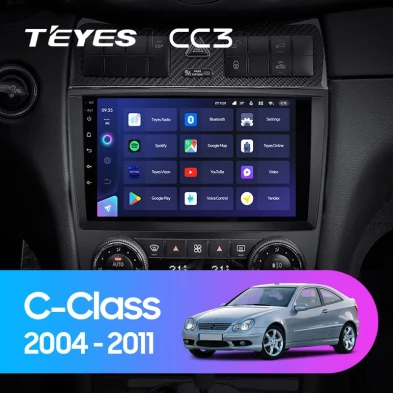 Штатная магнитола Teyes CC3 4/32 Mercedes-Benz C-Class W203 CL203 C209 A209 (2004-2011)