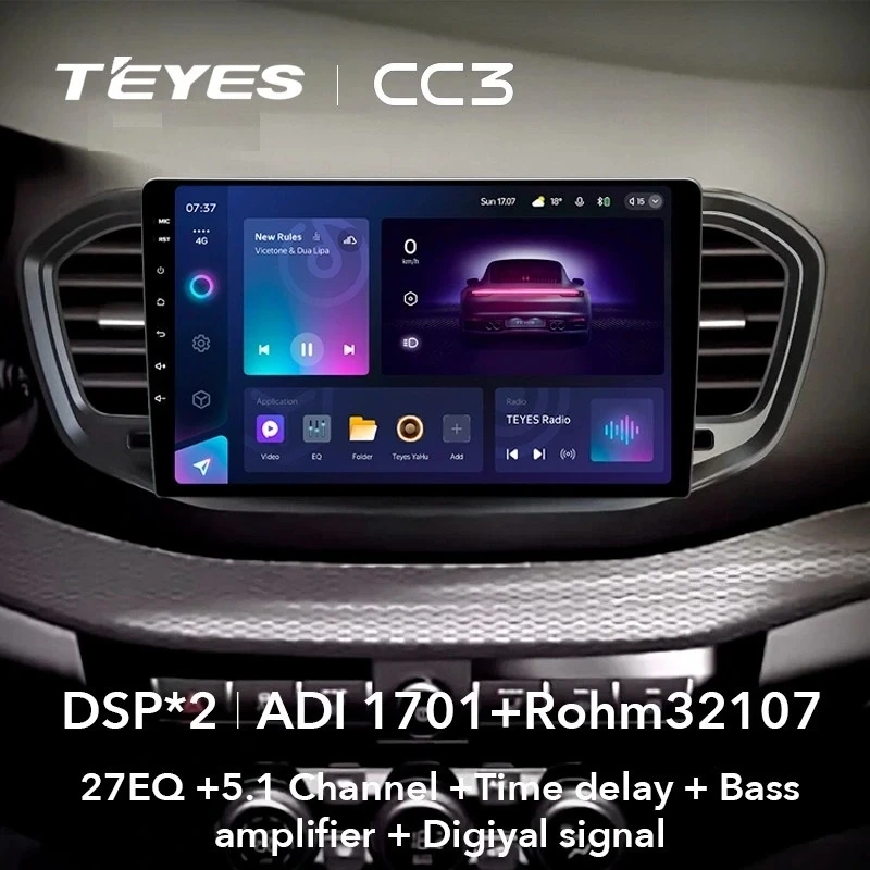 Штатная магнитола Teyes CC3 4/32 Lada Vesta (2023-2026) F2 Тип-A