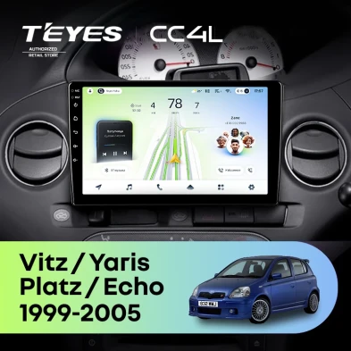 Штатная магнитола Teyes CC4L 6/64 Toyota Echo (1999-2005) F2