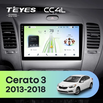 Штатная магнитола Teyes CC4L 6/64 Kia Forte 2 (2013-2018) F3