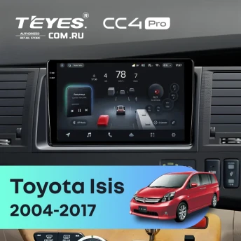 Штатная магнитола Teyes CC4 Pro 8/128 Toyota Isis (2004-2017)