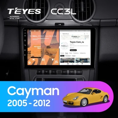 Штатная магнитола Teyes CC3L 4/32 Porsche Cayman 987 (2005-2012)
