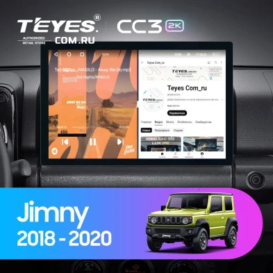Штатная магнитола Teyes CC3 2K 4/32 Suzuki Jimny JB64 (2018-2020) (11")