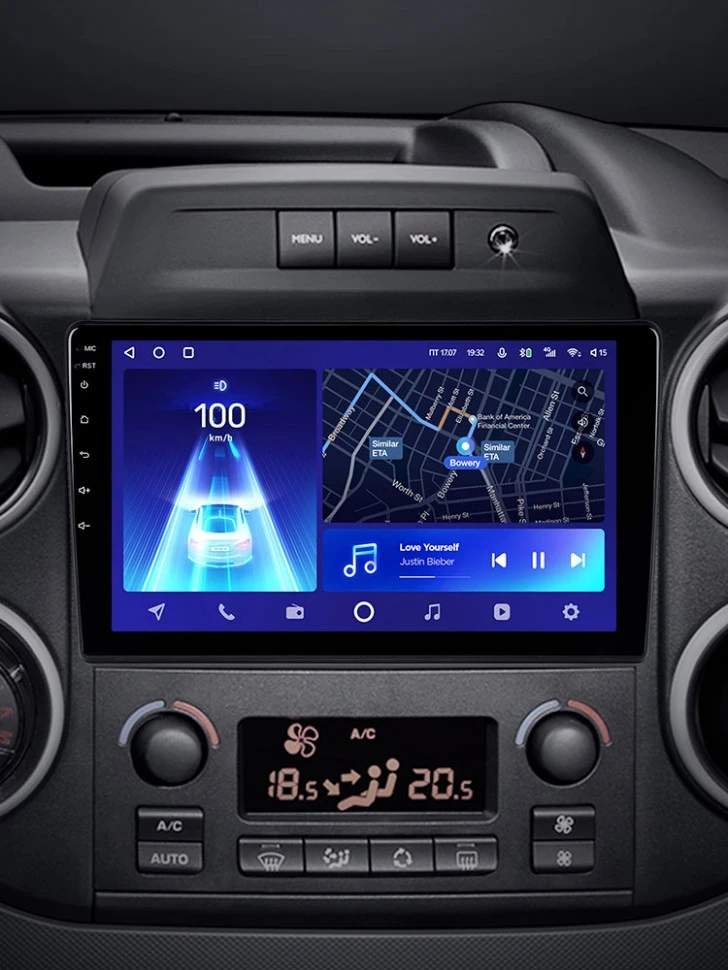 Штатная магнитола Teyes CC2L Plus 1/16 Citroen Berlingo 2 B9 (2008-2019)