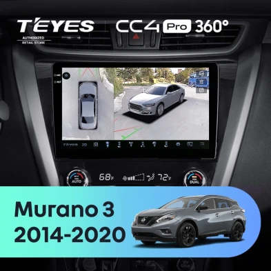 Штатная магнитола Teyes CC4 Pro 360 12/256 Nissan Murano 3 Z52 (2014-2020)
