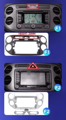 Штатная магнитола Teyes CC3 2K 6/128 Volkswagen Tiguan 1 NF (2006-2016) F1 (13")