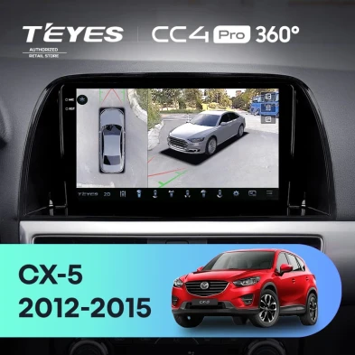 Штатная магнитола Teyes CC4 Pro 360 8/128 Mazda CX-5 (2012-2015) Тип-B