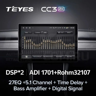 Штатная магнитола Teyes CC3 2K 6/128 Honda Stepwgn 6 2022+ Правый руль (11")