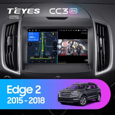 Штатная магнитола Teyes CC3 2K 360 6/128 Ford Edge 2 (2015-2018) F2