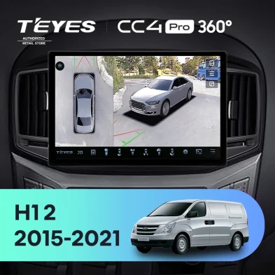 Штатная магнитола Teyes CC4 Pro 360 8/128 Hyundai H1 2 (2015-2021) F2 (11")
