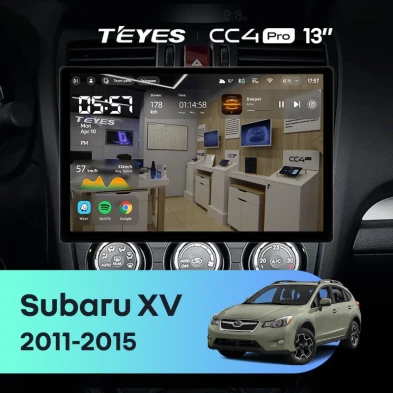 Штатная магнитола Teyes CC4 Pro 12/256 Subaru XV (2011-2015) Тип-A (13")