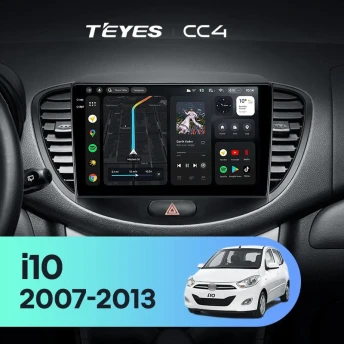 Штатная магнитола Teyes CC4 8/128 Hyundai i10 (2007-2013)