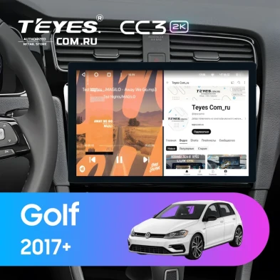 Штатная магнитола Teyes CC3 2K 4/64 Volkswagen Golf 2017+ (11")