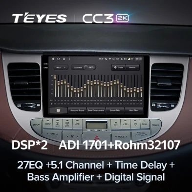 Штатная магнитола Teyes CC3 2K 360 6/128 Hyundai Rohens Genesis (2008-2013) F1